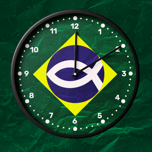Relógio de parede Graça, coleção especial Batista